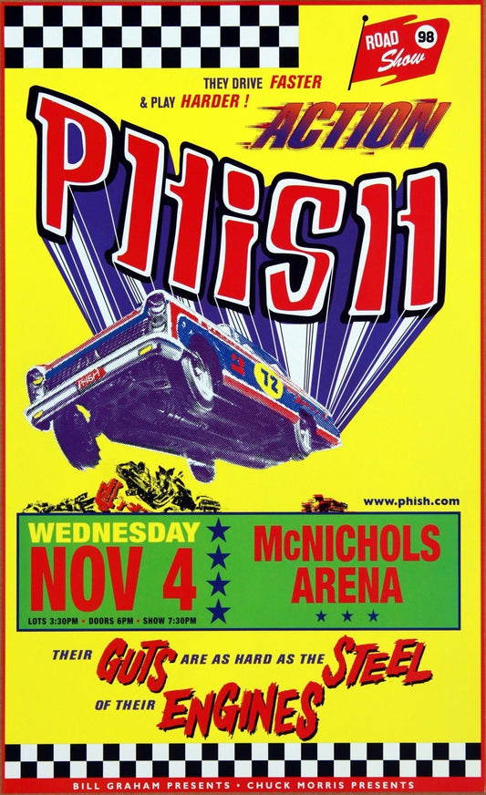 Artist Unknown - 1998 - Phish Denver Roadshow Poster