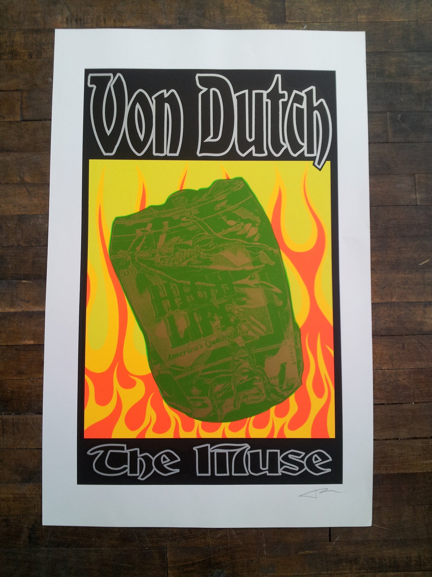 Frank Kozik - 1996 - Von Dutch Poster (Signed)