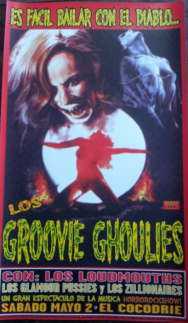 Frank Kozik - 1998 - Groovie Ghoulies Concert poster