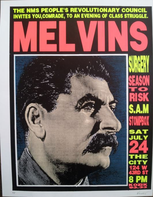 Kozik - 1993 - Melvins Concert Poster