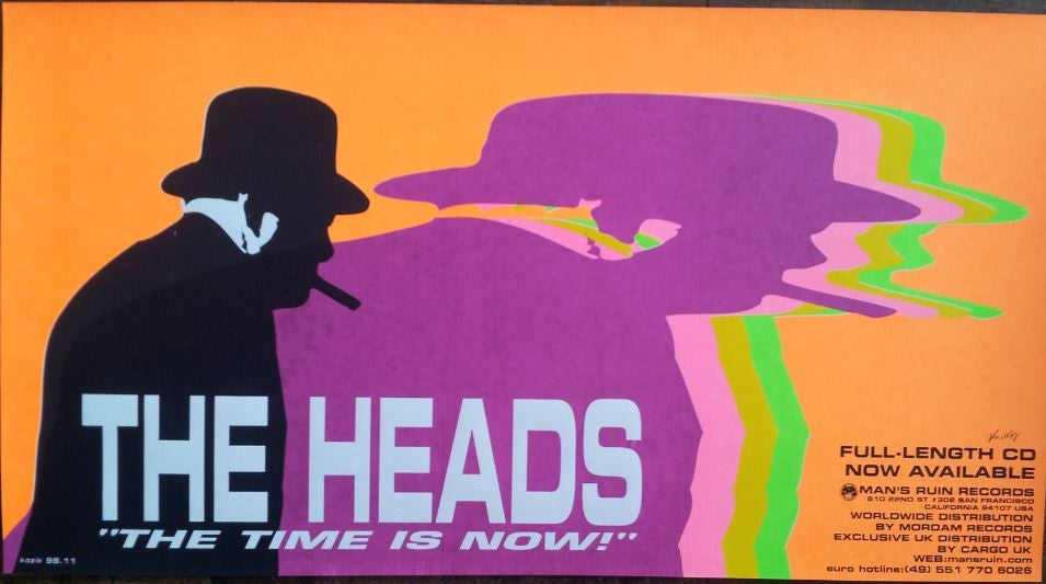 Kozik - 1998 - The Heads Concert Poster