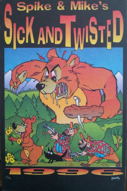 Frank Kozik - 1996 - Spike and Mike Poster