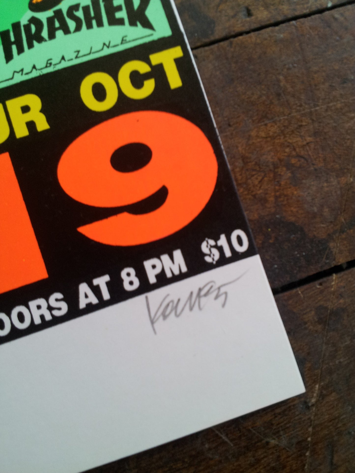 Frank Kozik - KZ9549 - Unsane Los Angeles '95 (Signed/Numbered)