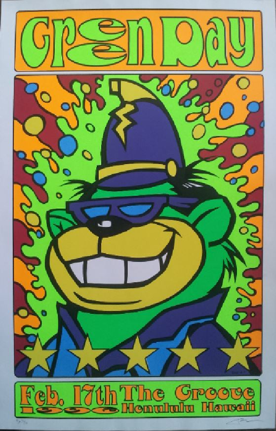 Frank Kozik -1996 - Green Day Concert Poster