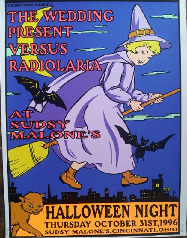 Frank Kozik - 1996 - Wedding Present Concert Poster