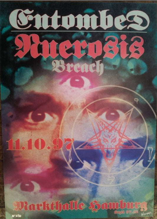 Frank Kozik - 1997 - Neurosis Concert Poster