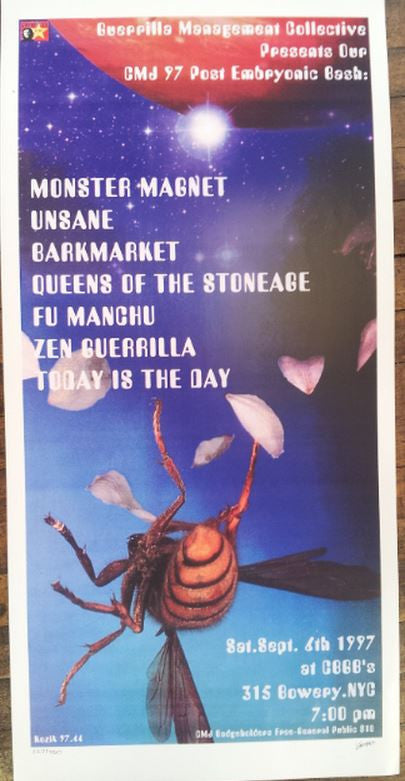 Frank Kozik - 1997 - CMJ Showcase Poster