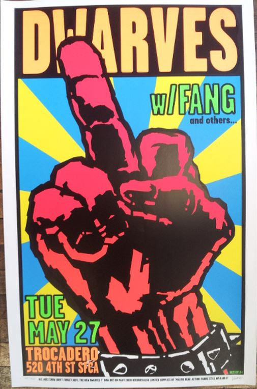 Frank Kozik - 1997 - Dwarves Concert Poster