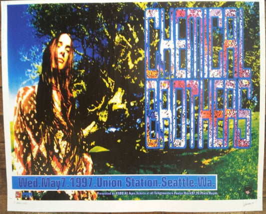 Frank Kozik - 1997 - Chemical Brothers Concert poster