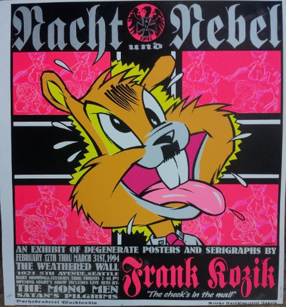 Frank Kozik - KZ94XX - Nacht Und Rebel '94 (Signed/Numbered)