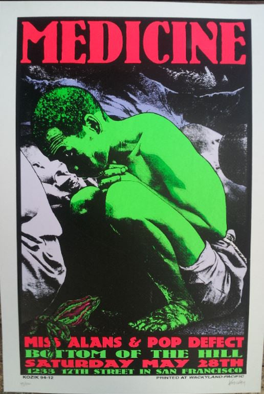 Frank Kozik - KZ9412 -Medicine San Francisco '94 (Signed/Numbered)