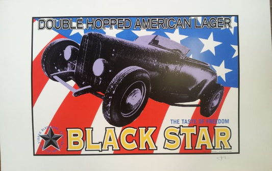 Frank Kozik - KZ900XX - Black Star Lager '00 (Signed)
