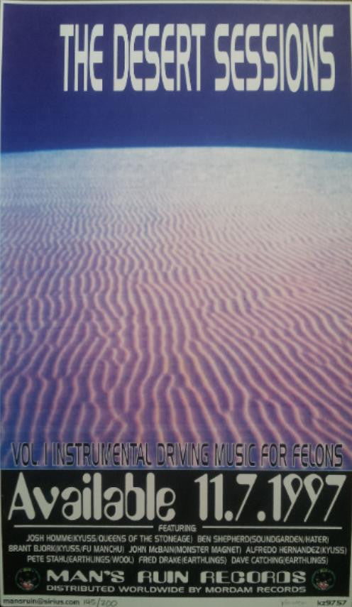 Frank Kozik - 1997 - The Desert Sessions CD Release Poster