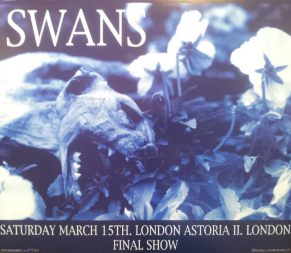 Frank Kozik - 1997 - Swans Concert poster