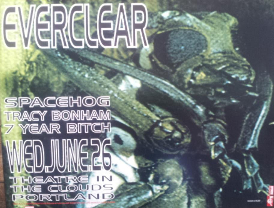 Frank Kozik - 1996 - Everclear Concert Poster