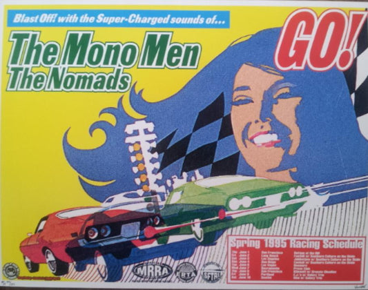 Frank Kozik - 1995 - Mono Men Nomads Tour Poster