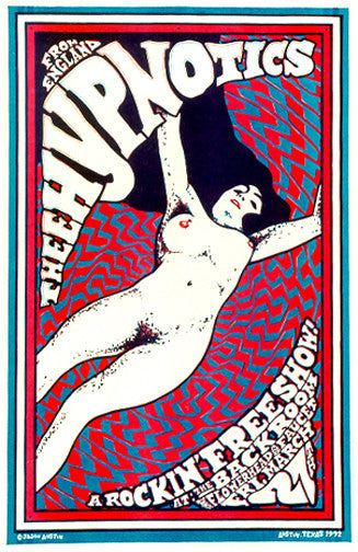 Jason Austin - 1992 - The Hypnotics Concert Poster
