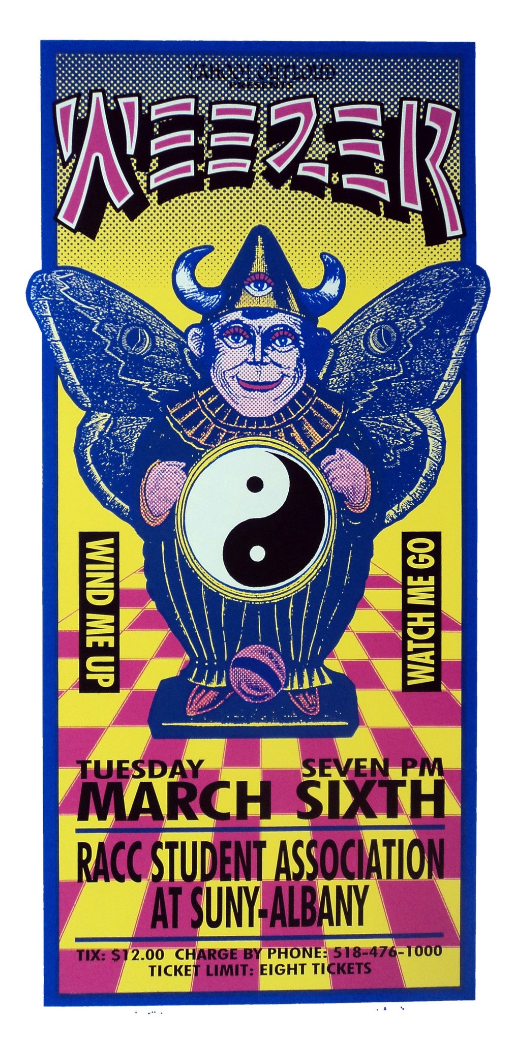 Mark Arminski - 2001 - Weezer Concert Poster
