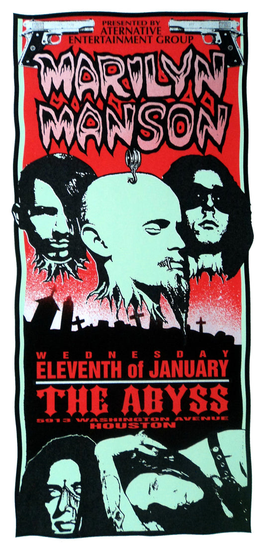 Mark Arminski - 1995 - Marilyn Manson Concert Poster