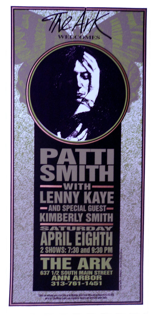 Mark Arminski - 1995 - Patti Smith Concert Poster