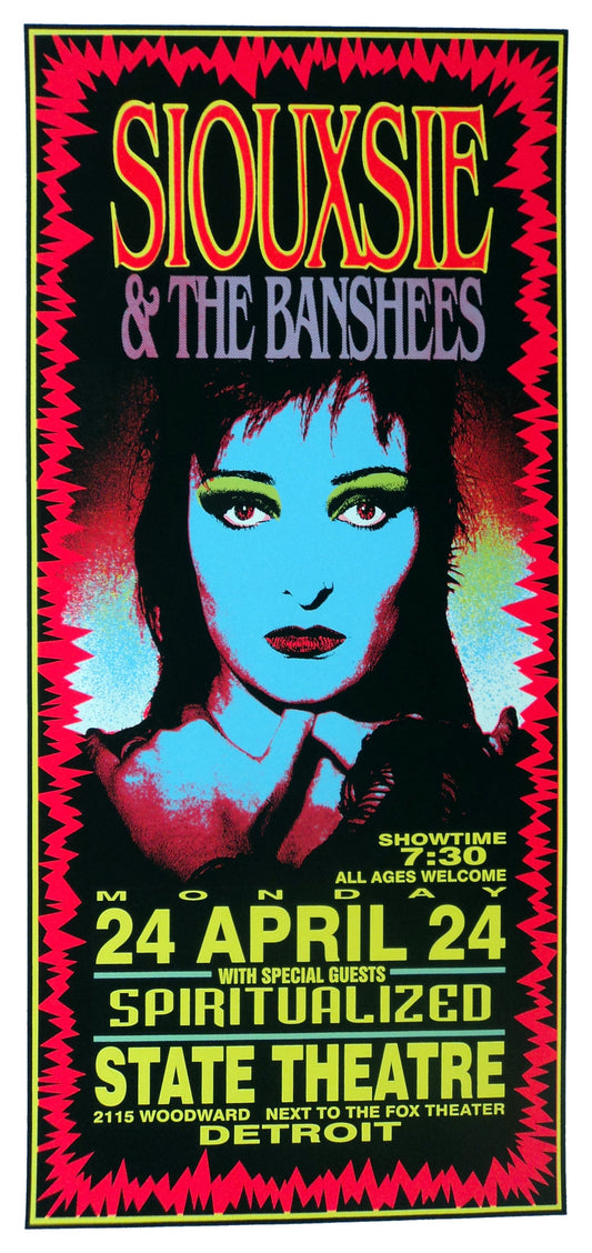 Mark Arminski - 1995 - Siouxsie and the Banshees Concert Poster