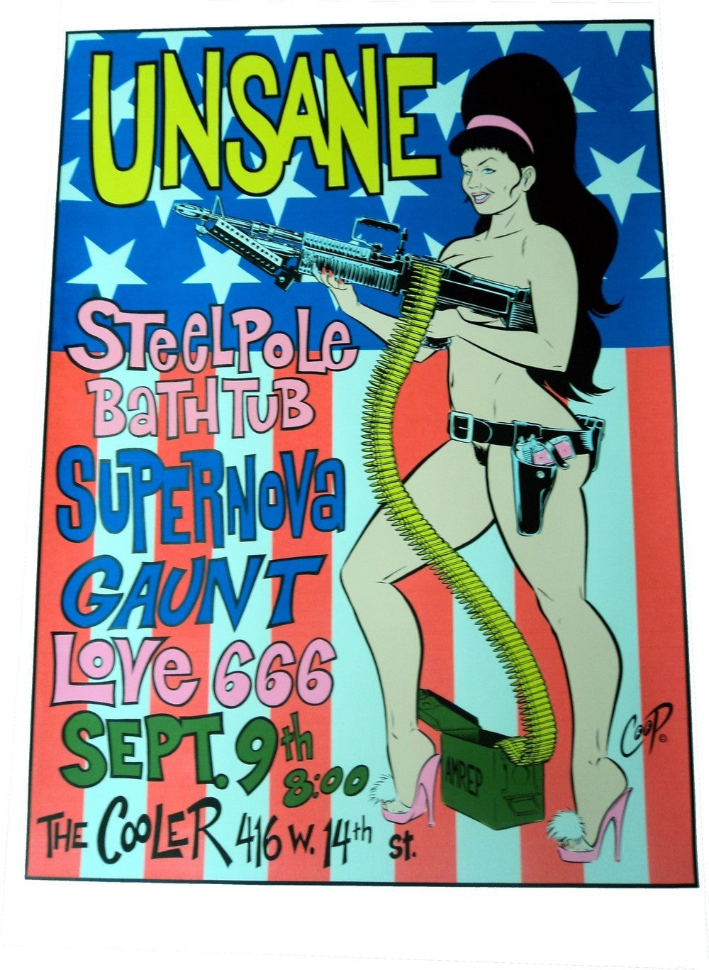 Coop - 1995 - Unsane Concert Poster