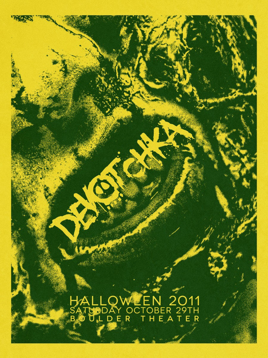 Iron Jaiden - 2011 - DeVotchka (Green) Concert Poster