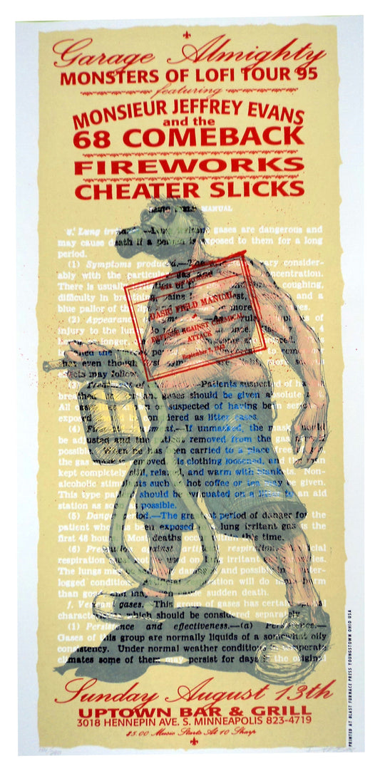 Derek Hess - 68 Comeback Poster