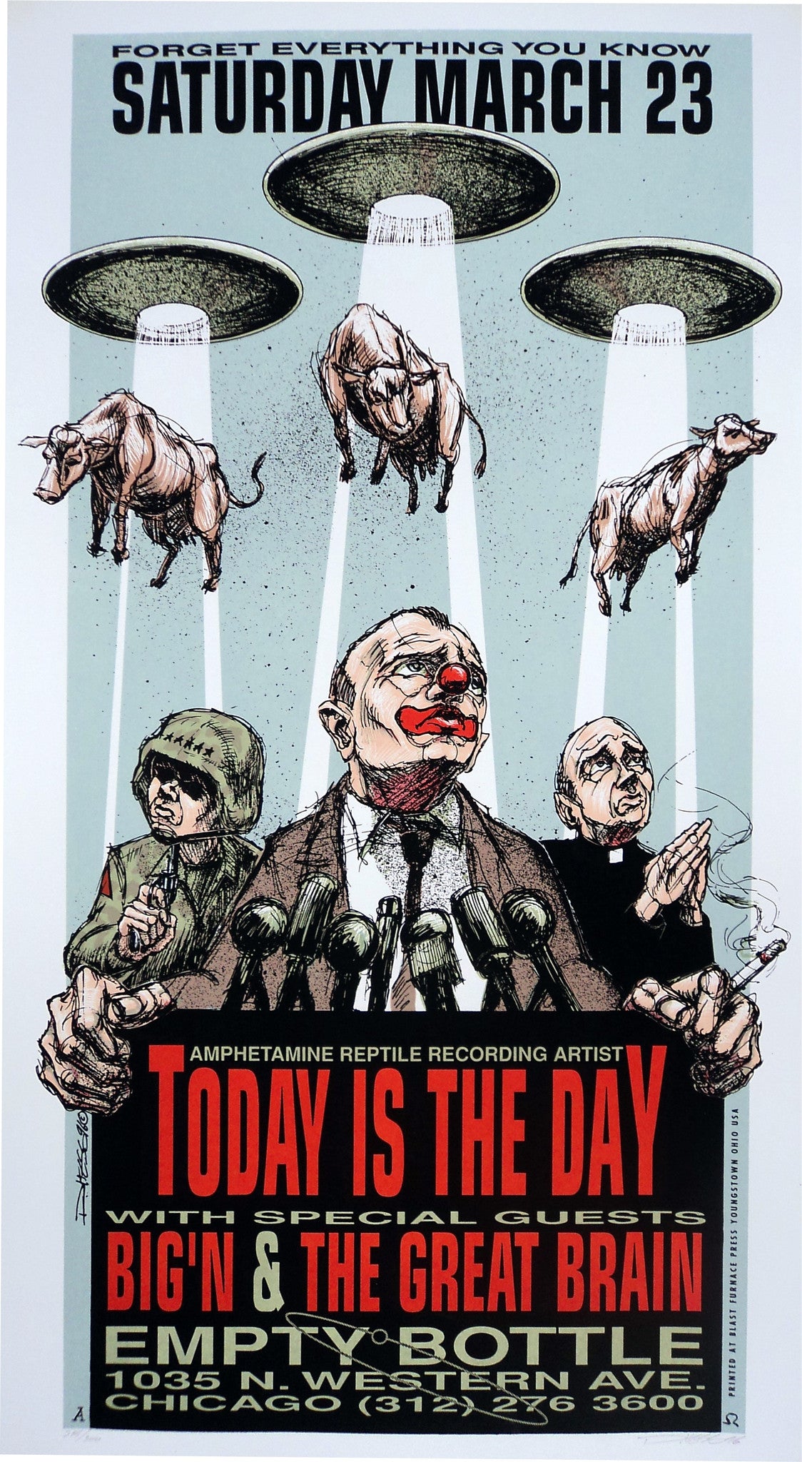 Derek Hess - 1996 - Today is the Day Poster