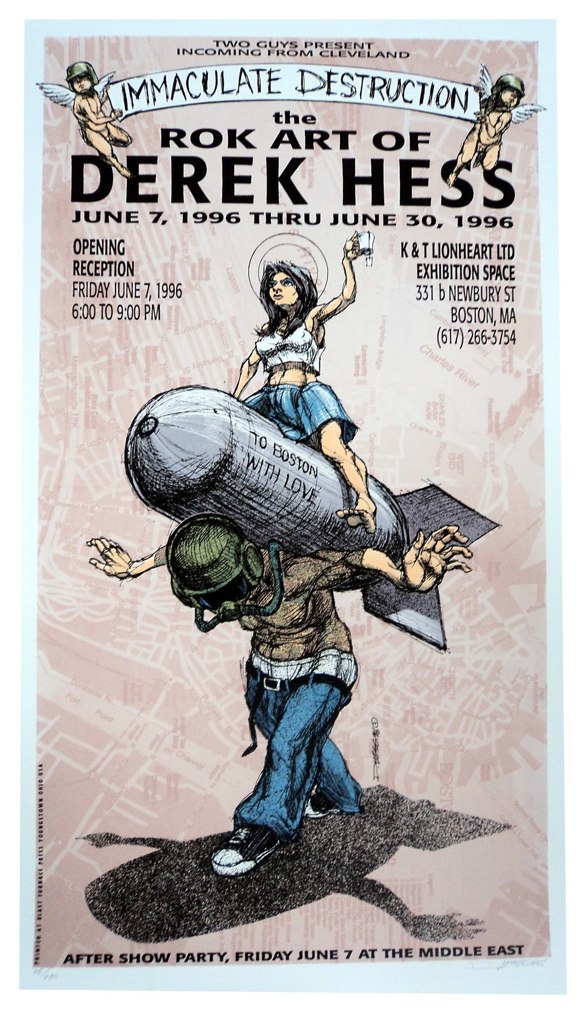 Derek Hess - 1996 - Immaculate Destruction Poster