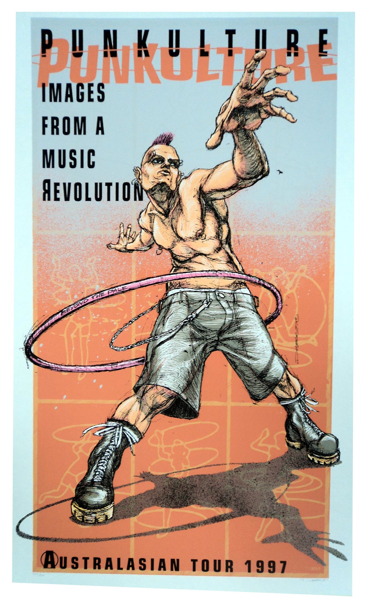 Derek Hess - 1997 - Punkulture Exhibition Poster