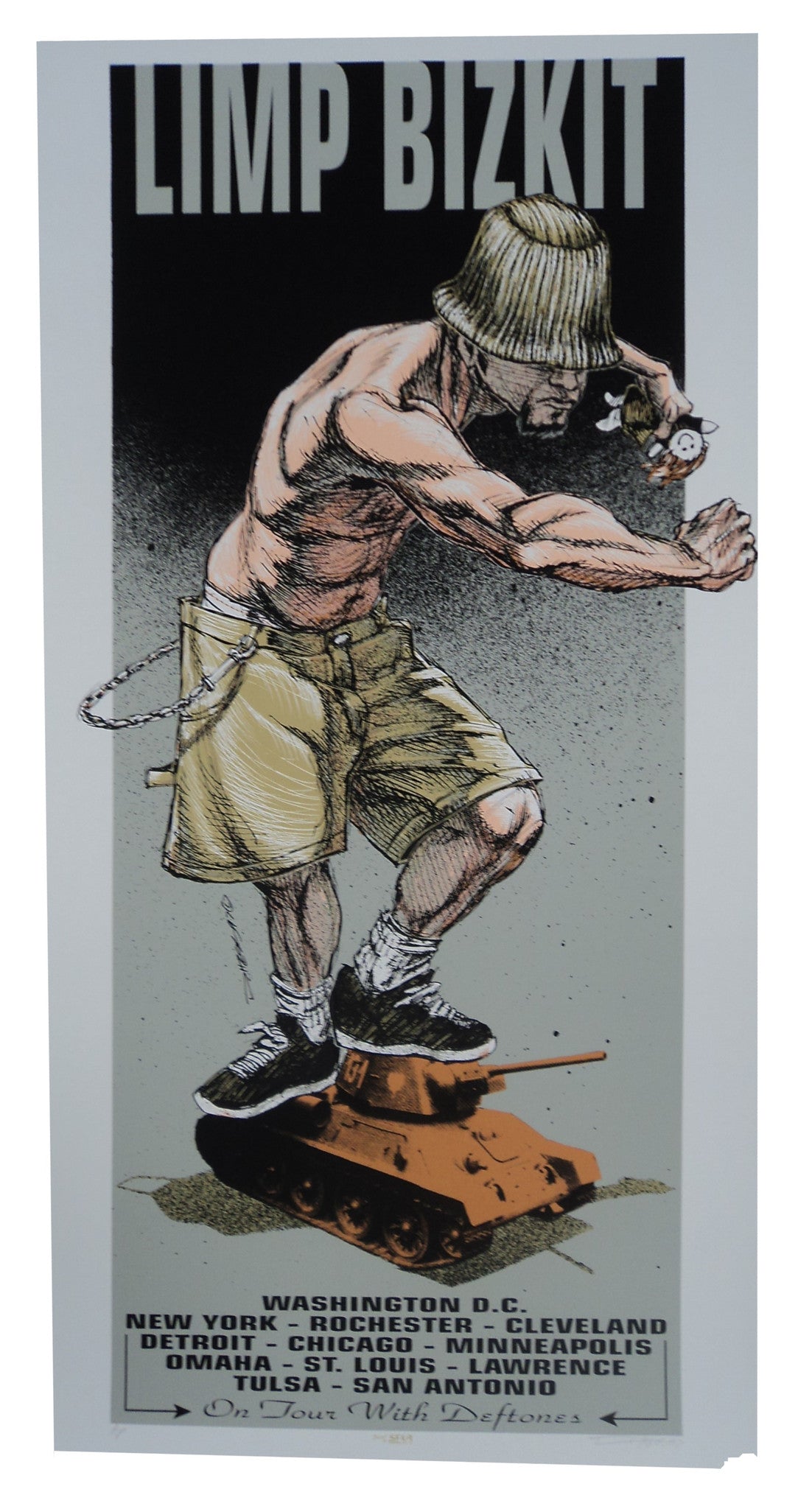 Derek Hess - 1997 - Limp Bizkit Concert Poster