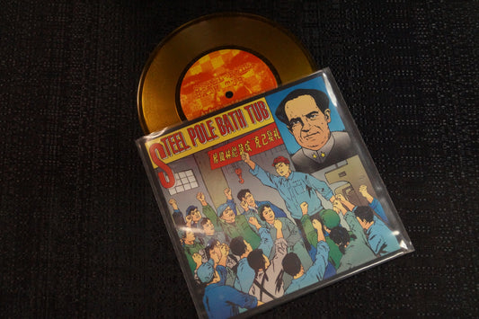Steel Pole Bathtub "Auf Wiedersehen" 1995 Colored Vinyl Art By Kozik