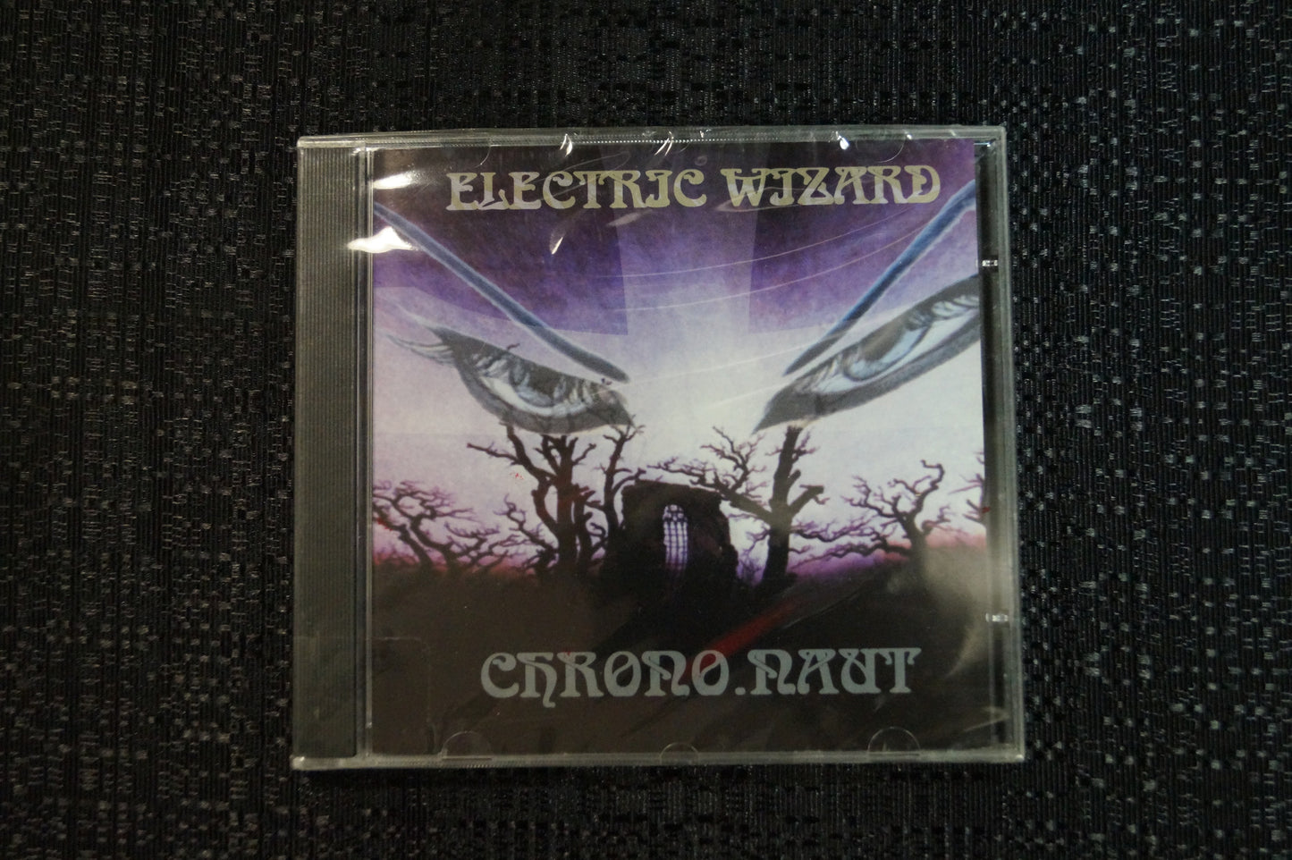 Electric Wizard/Orange Goblin "Chrono.Naut/Nuclear Guru" 1998 CD Art By Kozik