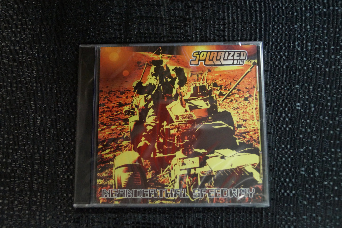 Solarized "Neanderthal Speedway" 1999 CD Art By Kozik