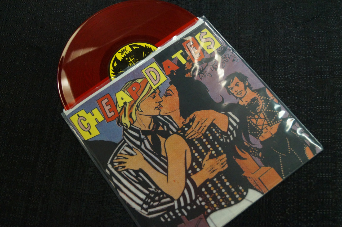 Cheap Dates "10 Hit Songs!!!" 1998 Colored Vinyl Art By Kozik