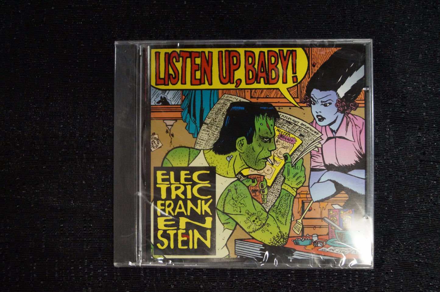 Electric Frankenstein/The Hookers Split Album 1998 CD Art By Kozik