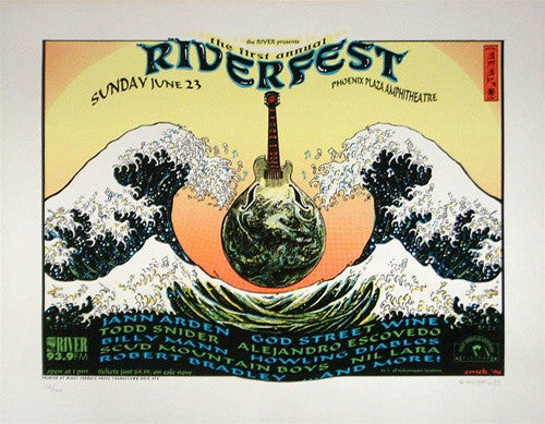 Emek - 1996 - RiverFest Concert Poster