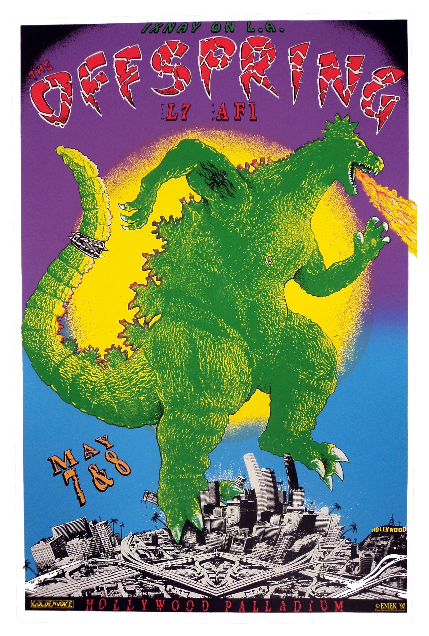 Emek - 1997 - Offspring Concert Poster