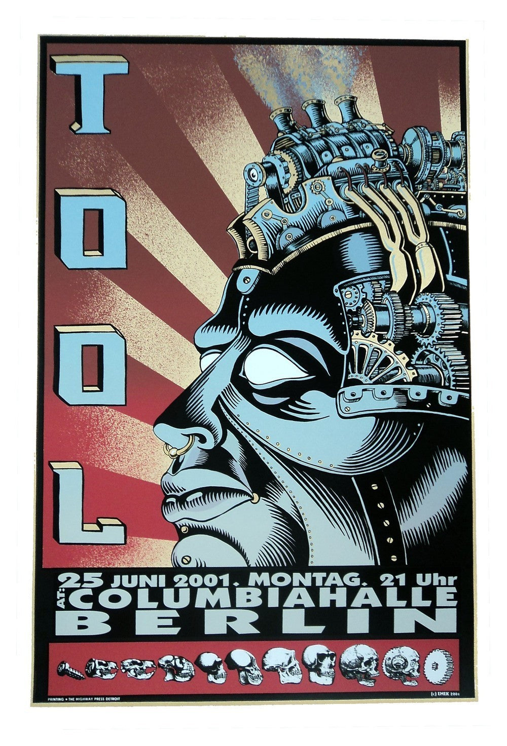 Emek - 2001 - Tool Concert Poster