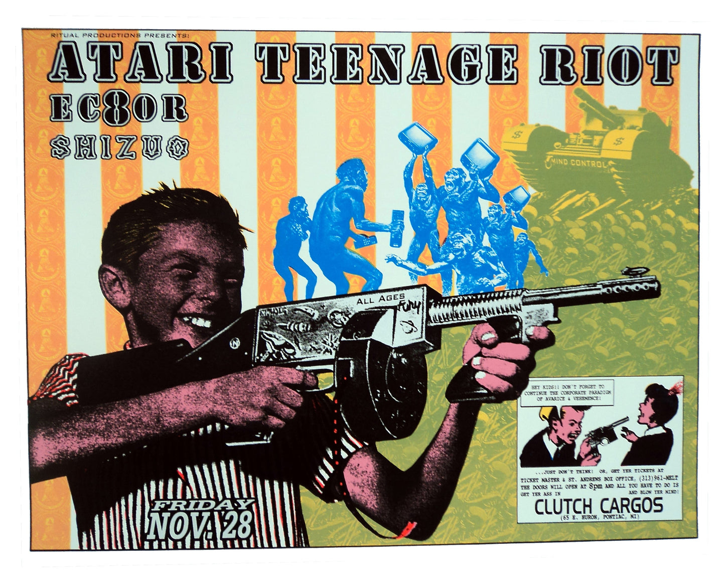 Emek - 1997 - Atari Teenage Riot Concert Poster