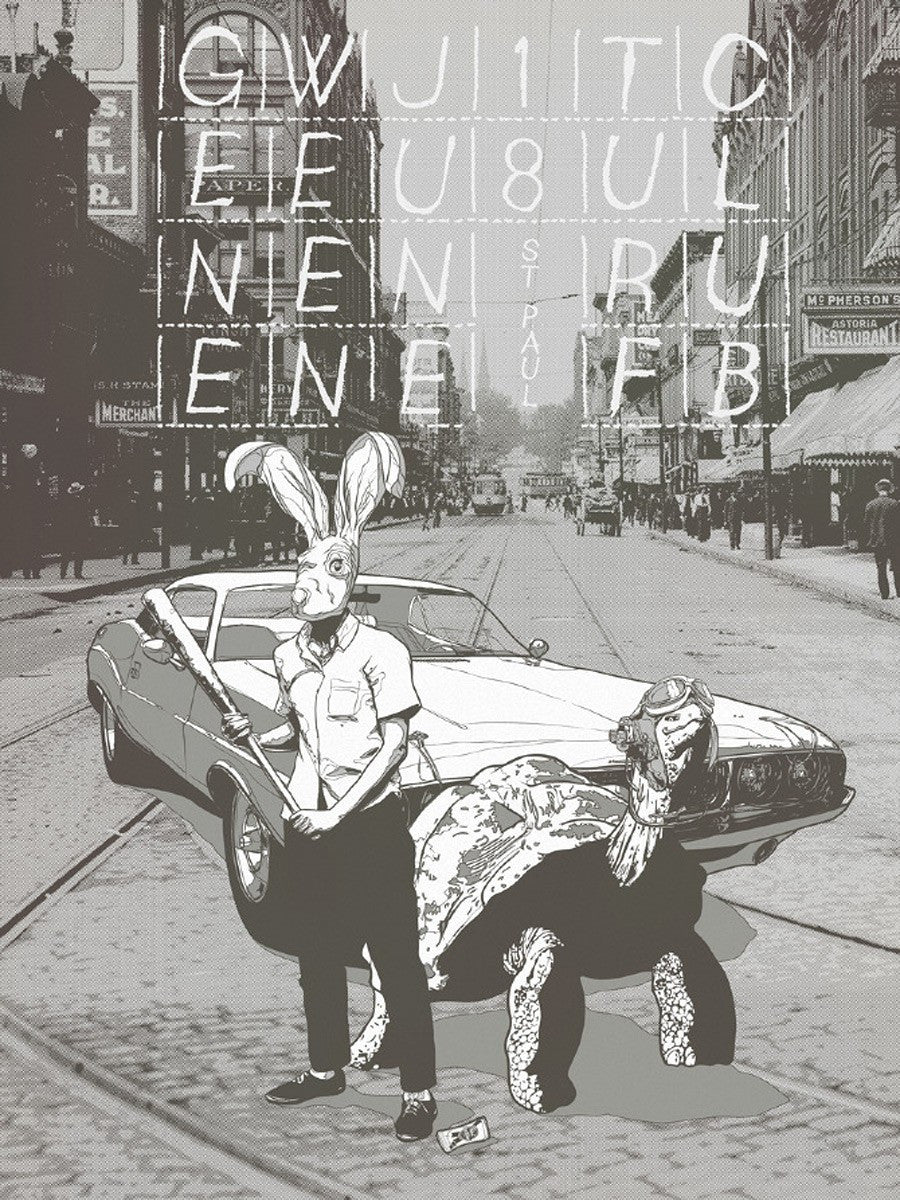 Iron Jaiden - 2011 - Gene Ween Concert Poster