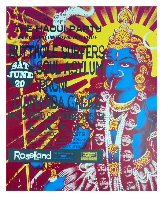Lindsey Kuhn - 1992 - Haoui Party Concert Poster