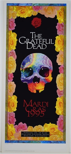 Troy Alders - 1995 - Grateful Dead Mardi Gras Print