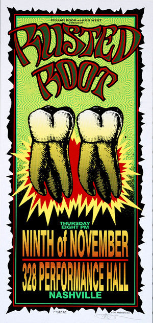 Mark Arminski - 1995 - Rusted Root Concert Poster