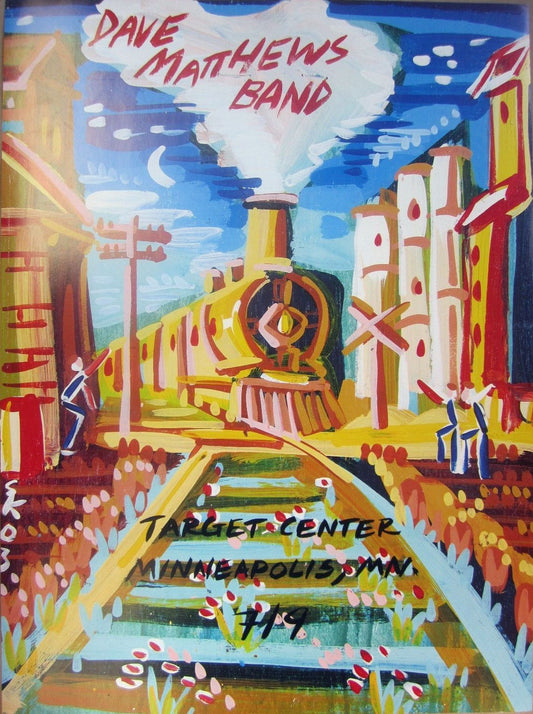 Steve Keene - 2003 - Dave Matthews Band Minnesota Concert Poster