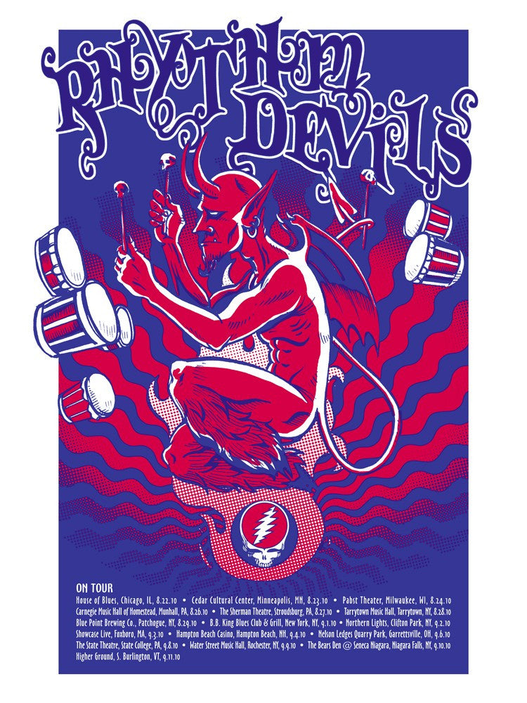 Lonny Unitus - 2010 - Rhythm Devils Concert Poster