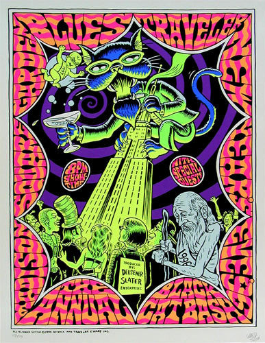 Ward Sutton - 1996 - Blues Traveler Concert Poster
