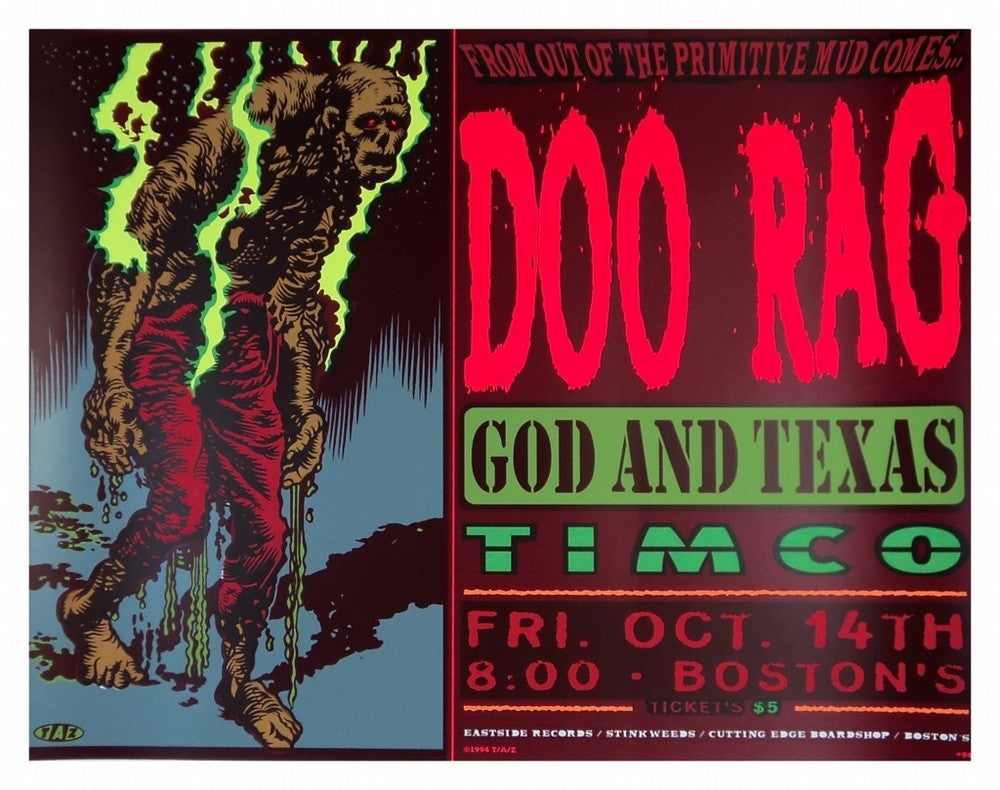 TAZ - 1994 - Doo Rag Concert Poster