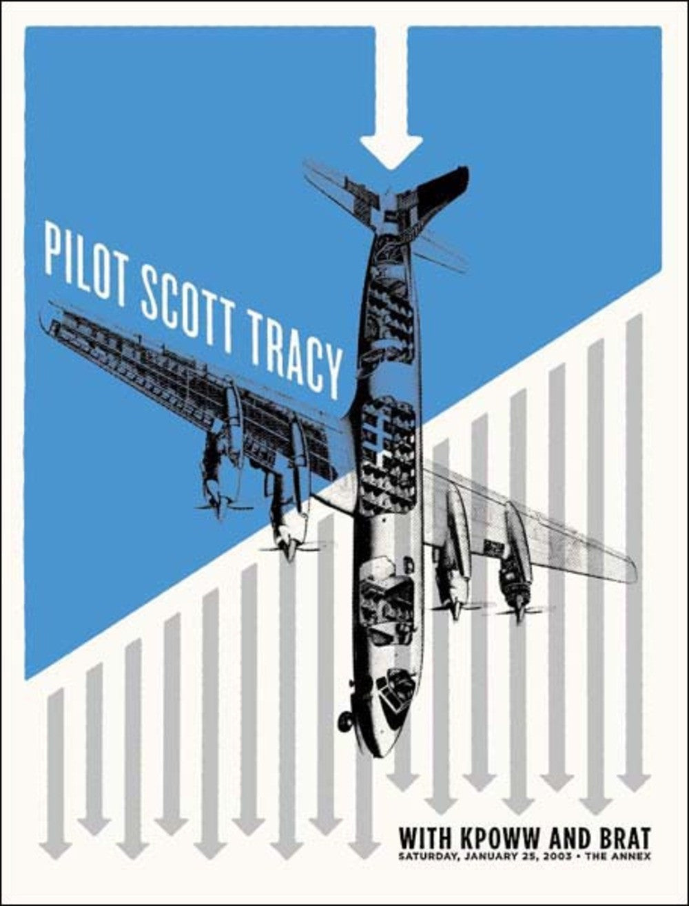 Aesthetic Apparatus - 2003 - Pilot Scott Tracy Concert Poster